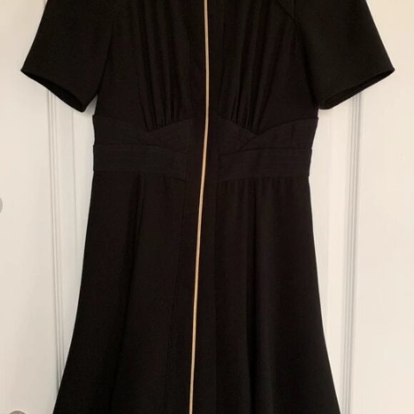 Tara Jarmon Black Fit & Flare Dress – Size FR 36 / US 4 (S) - Picture 2 of 7